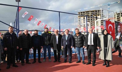 Maltepe mahallesi semt spor sahası açıldı