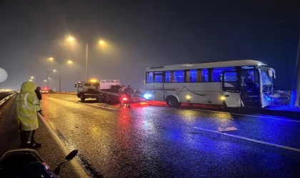 Manisa’da zincirleme kaza: 10 yaralı 
