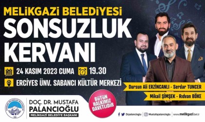 Melikgazide şiir dolu Sonsuzluk Kervanı akşamı