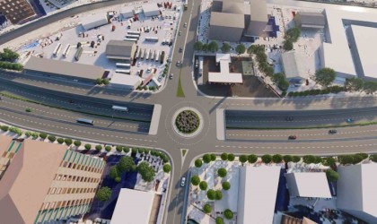 Menemende battı-çıktı inşaatı hızlı başladı