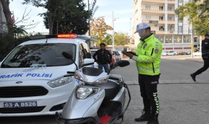Motosiklet sürücülerine ceza yağdı