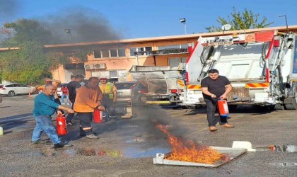 Muratpaşada yangın tatbikatı