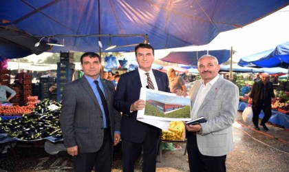 Osmangazinin modern pazar alanlarına yenisi ekleniyor