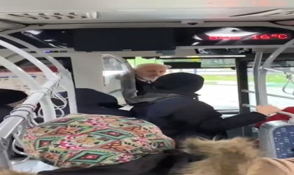 Otobüs şoförünü çıldırdı