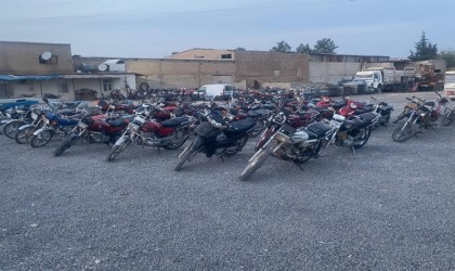 Şanlıurfada çalıntı motosiklet operasyonu: 137 motosiklet ele geçirildi