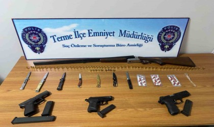 Termede polisten şok uygulama