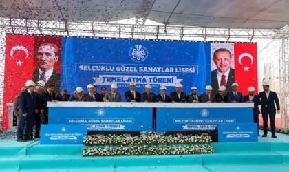 Türkiyenin en kapsamlı ve modern Güzel Sanatlar Lisesinin temeli atıldı