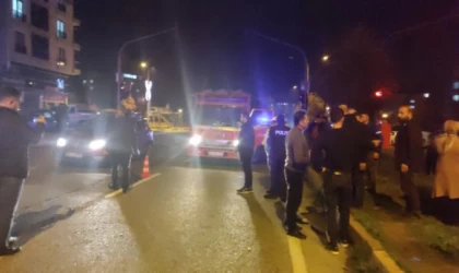 Yolun karşısına geçmek isteyen anne ile kızına kamyonet çarptı: 2 yaralı