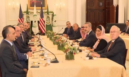 Bakan Fidan ve Temas Grubu, Blinken ile bir araya geldi