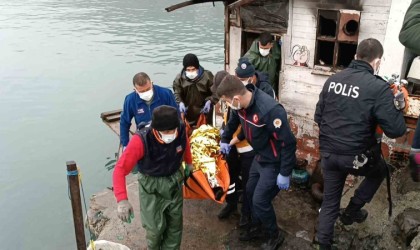 Balıkçı kulübesinde çıkan yangında bir kişi ağır yaralandı