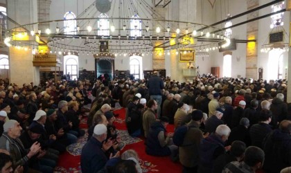 Balıkesirde Filistinli vatandaşlar için dua edildi