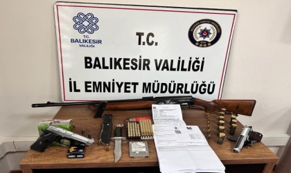 Bandırma ve Gönende tefecilik ve nitelikli hırsızlığa yönelik operasyon