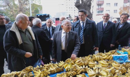Başkan Büyükkılıçtan ‘pazar yeri ziyareti