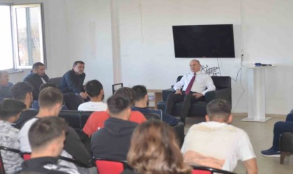 Başkan Özlü Düzcesporlu futbolcularla bir araya geldi