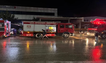 Bursa’da plastik kaplama fabrikasında yangın (2)