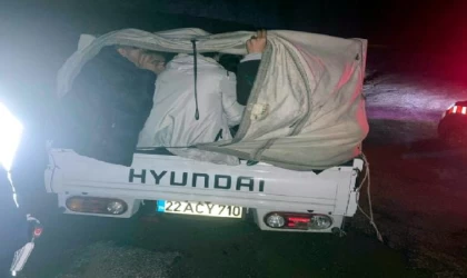 Çanakkale’de kamyonette 31 kaçak göçmen yakalandı