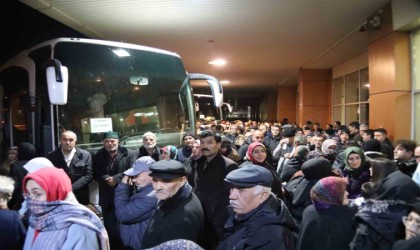 Çankırıda 75 umreci kutsal topraklara uğurlandı