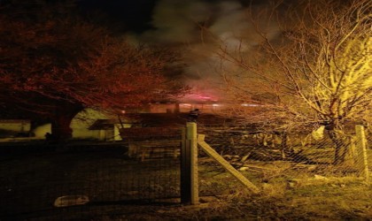 Çankırıda ev yangını