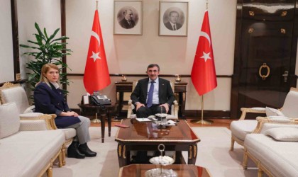 Cumhurbaşkanı yardımcısı, Malatya Milletvekili Ölmeztoprak ile görüştü