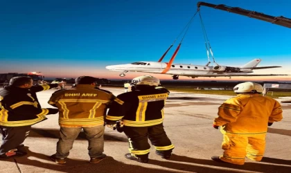 Diyarbakır’da özel jet pistten çıktı (4)
