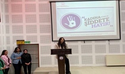 Emet MYOda Kadına Yönelik Şiddetle Mücadele Günü konulu konferans