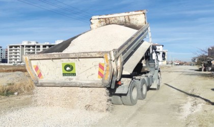 Ereğlide yol bakım ve onarım çalışması devam ediyor