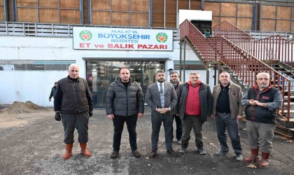 Et ve balık pazarı esnaflarından Başkan Gürkana teşekkür