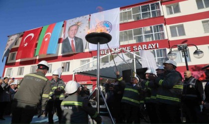 Felahiyede doğalgaz ateşi yandı