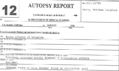 Friends’in yıldızı Matthew Perry’nin ölüm sebebi açıklandı