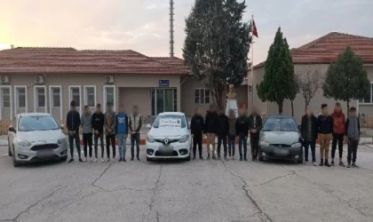 Gaziantep’te 19 kaçak göçmen yakalandı, 3 organizatör tutuklandı