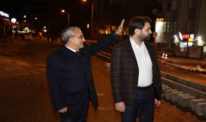 Hacı Hıfzı Emer Caddesindeki çalışmaları inceledi