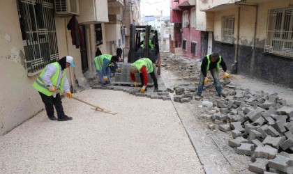 Haliliyede üstyapı çalışmaları sürüyor