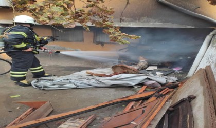 Hatayda bir evde yangını çıktı