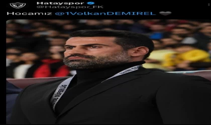 Hatayspor’dan Volkan Demirel’e destek