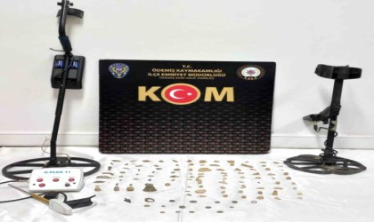 İzmirde tarihi eser kaçakçılarına operasyon: 2 gözaltı