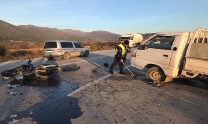 İznik’te, kamyonete çarpan motosikletli öldü