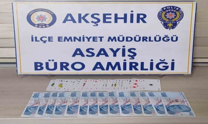 Konyada kumar oynayan 6 kişiye 24 bin 330 TL ceza