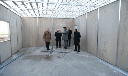 Lapseki İlçe Tarım ve Orman Müdürlüğü Binasının inşaatı hızla sürüyor