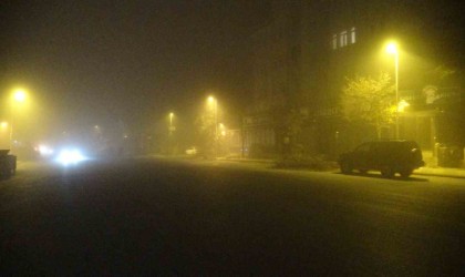 Malatyada sis etkili oluyor