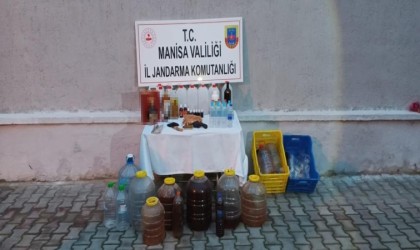 Manisada jandarmadan geniş çaplı operasyon