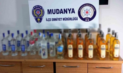 Mudanya Emniyetinden sahte ve kaçak alkol operasyonu