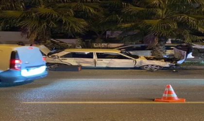 Otomobilin çarptığı motosikletli öldü