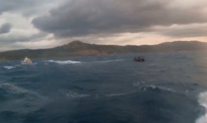 (Özel) Egede ölümle burun buruna...O anlar kamerada