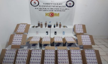 Samsunda 150 bin adet sahte bandrollü boş makaron ele geçirildi