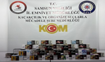 Samsunda 7 bin makaron ele geçirildi