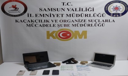 Samsunda tefeci operasyonu: 3 gözaltı