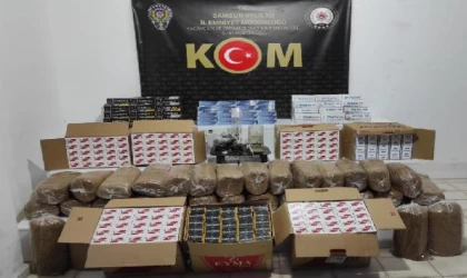 Samsun’da tütün mamulleri kaçakçılarına operasyon: 30 gözaltı