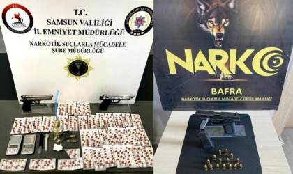 Samsunda uyuşturucu ile mücadele: Çok sayıda narkotik madde ele geçirildi