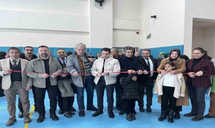 Sarıkamışta resim sergisinin açılışı yapıldı