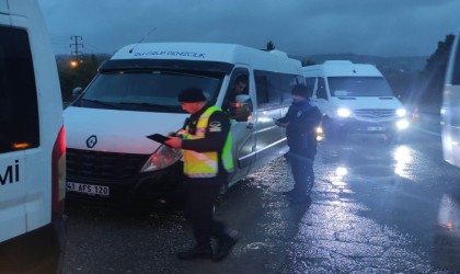 Servis araçlarına ‘şafak denetimi